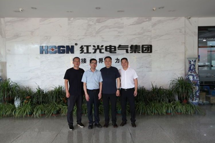 乐清市市场监视局刘勇局长一行莅临九游会电气集团调研